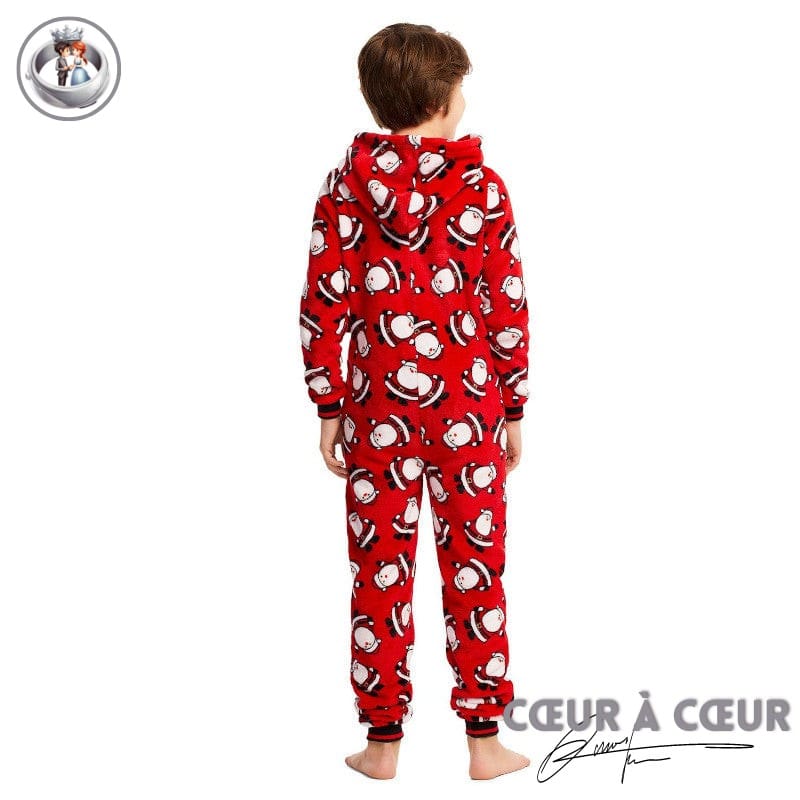 Pyjama De Noël Familial Assorti - Ensemble 2 Pièces, Manches Longues, Motif Cerf/carreaux - Pour Femme, Homme, Famille - Tissu Doux Polyester/élasthanne