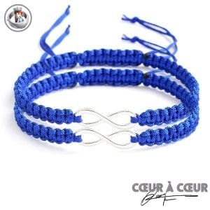 Bijoux Bracelet pour Couple Bracelet Couple Mon Mini Moi Lot de 2 bracelets