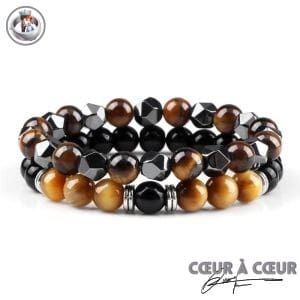 __switch:Intense Bracelet Couple Oeil de Tigre intense