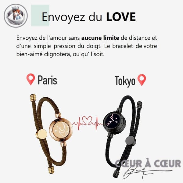 Bracelet pour envoyer de l'amour